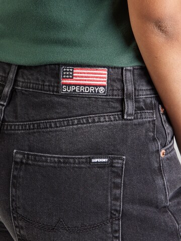Superdry Szabványos Farmer - fekete