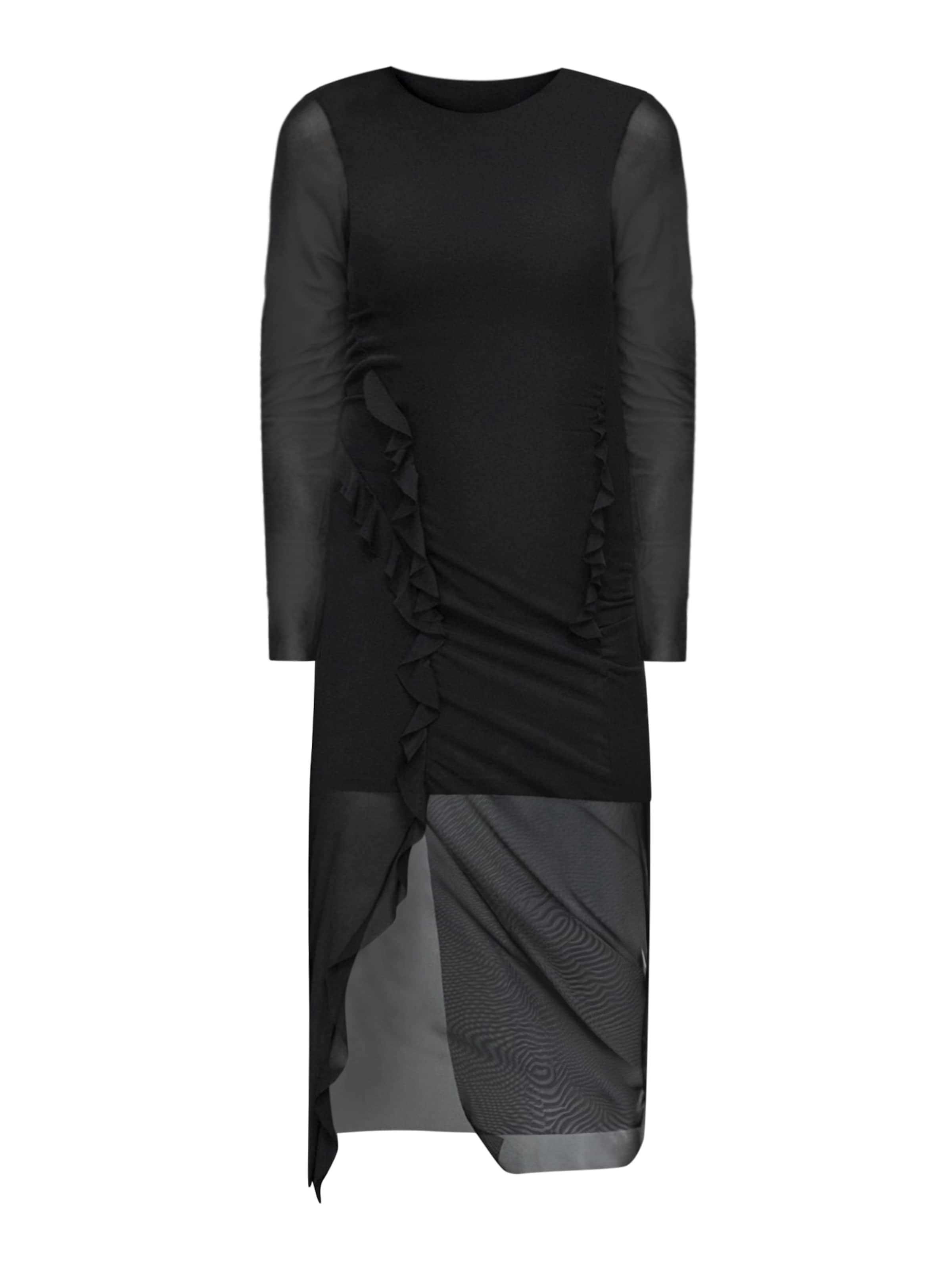 Robe de cocktail No Matter What en noir : devant