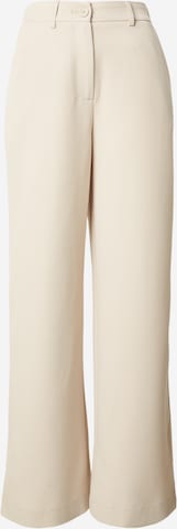 Wide leg Pantaloni 'PCKamil' de la PIECES pe gri: față