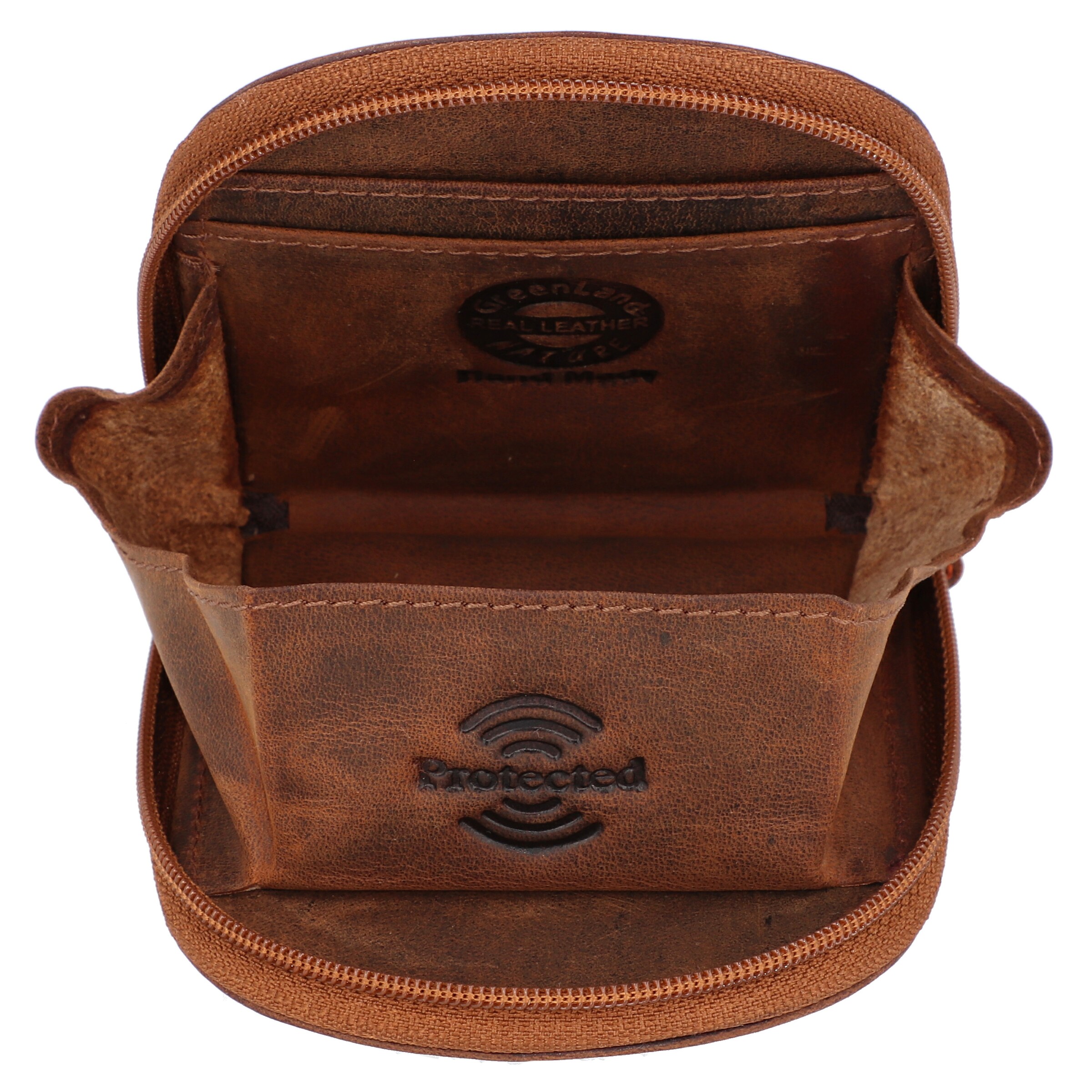 Portamonete di Greenland Nature in marrone