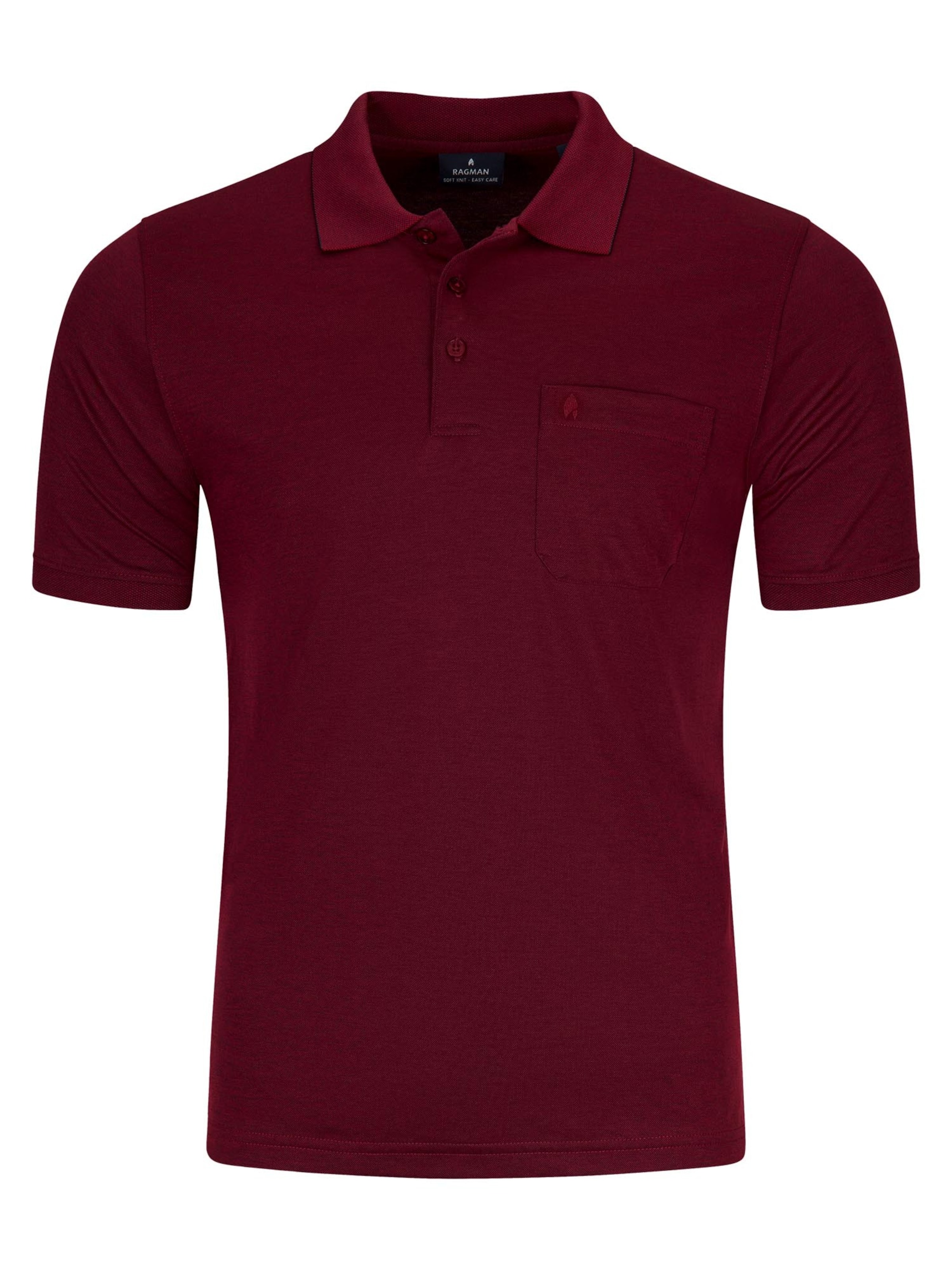 Ragman Shirt 'Basic' in Red: front