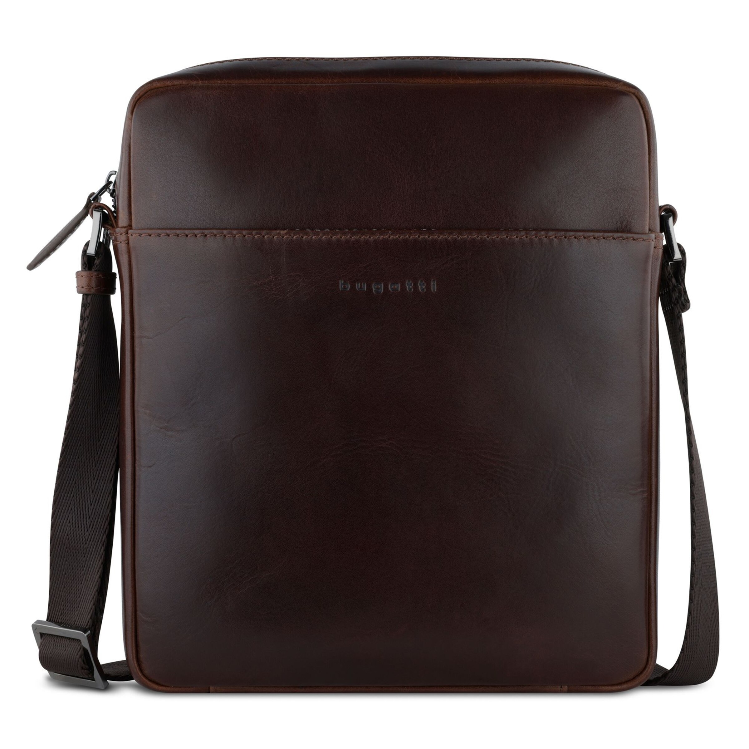 bugatti Schoudertas 'Romano' in Bruin: voorkant