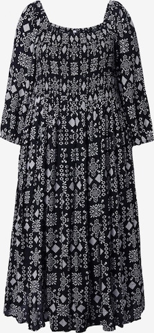 Ulla Popken Dress in Black: front