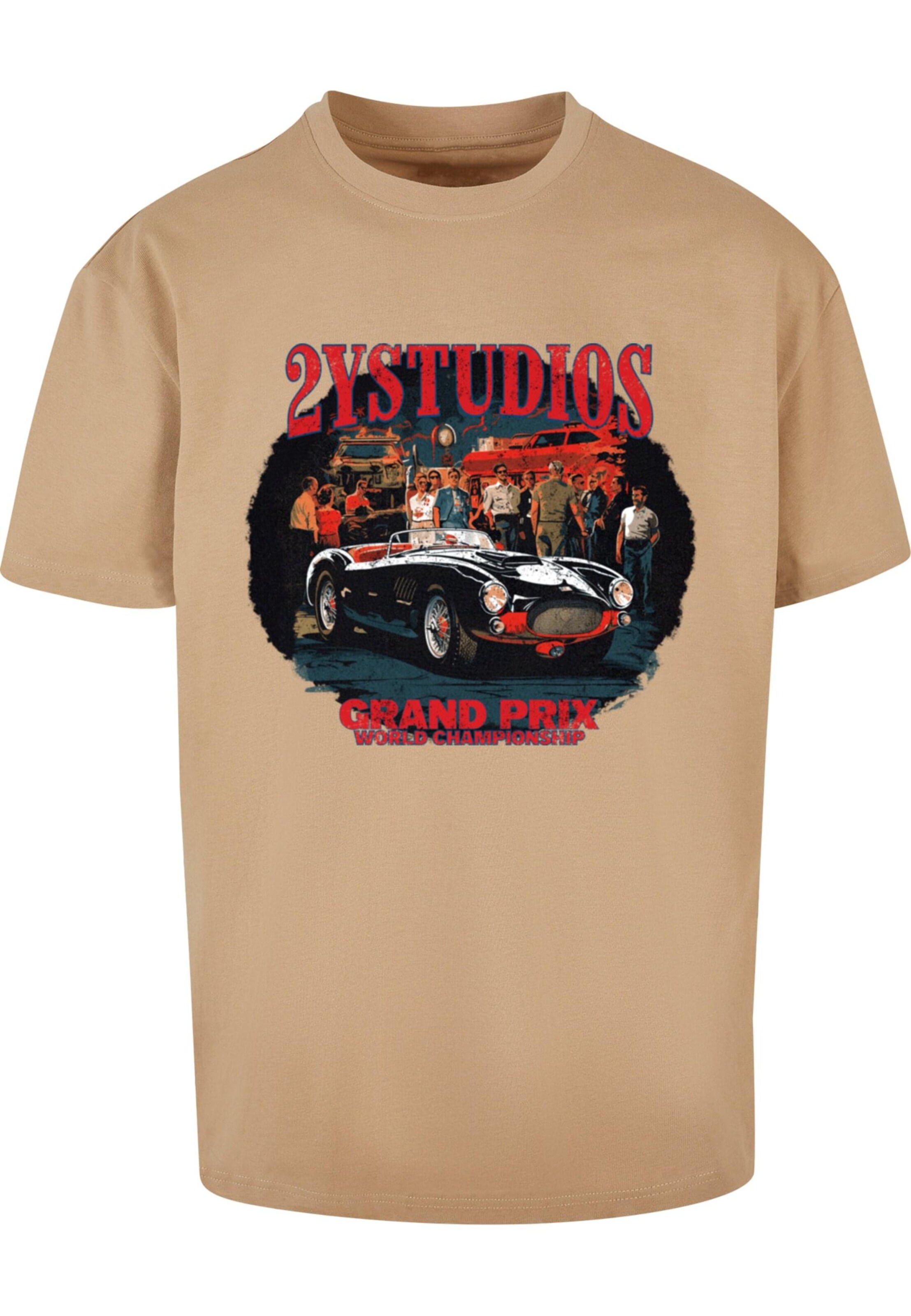2Y Studios Shirt 'World Championship' in Beige: front