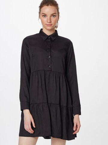 Robe-chemise NU-IN en noir : devant