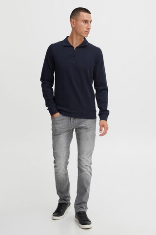 INDICODE JEANS Stricktroyer 'Nadol' in Blau