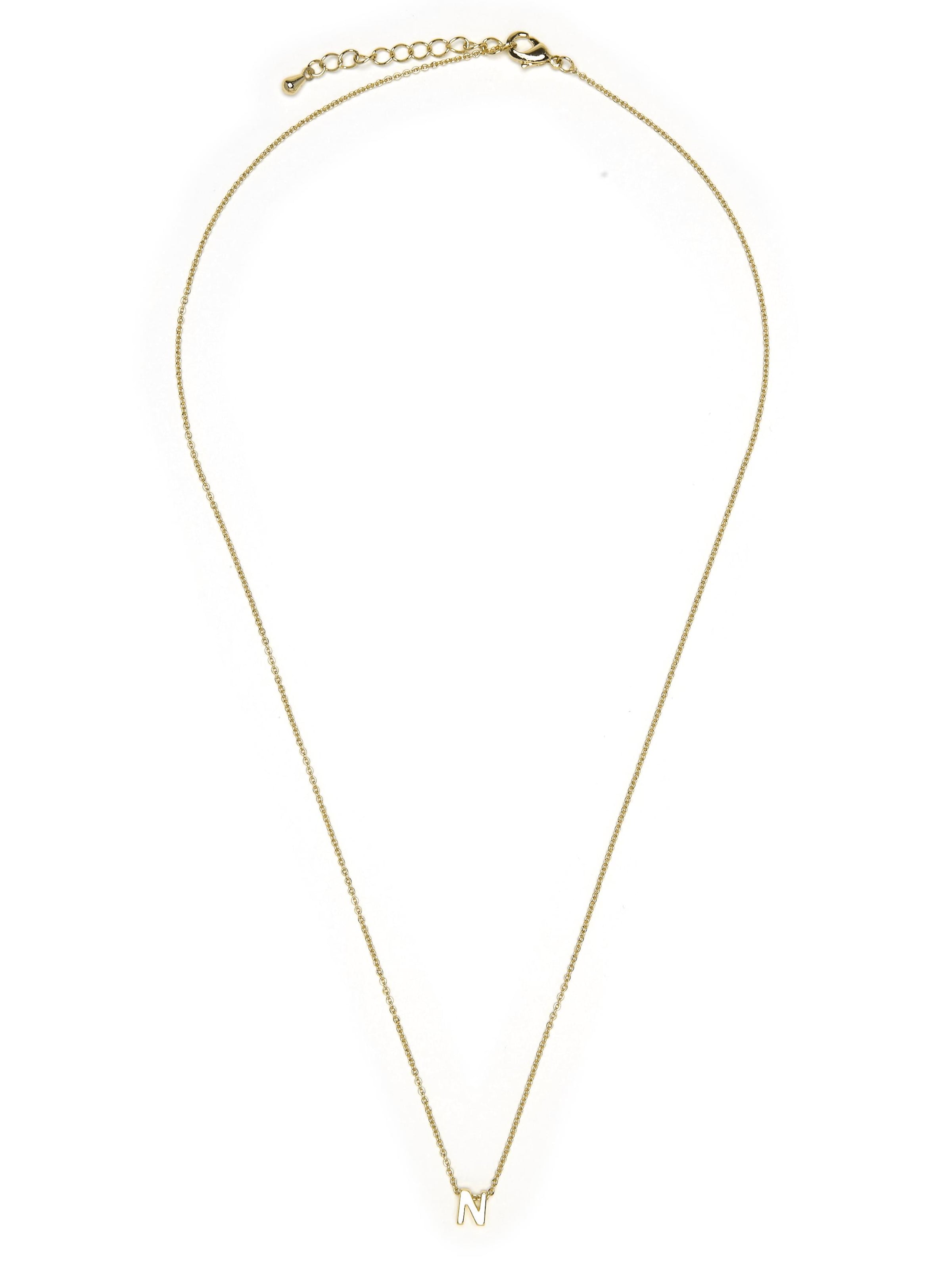 Collana 'N' di Luxenter in oro: frontale