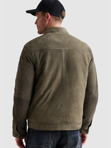 Giacca di mezza stagione 'Air Leather jacket' di PME Legend in verde