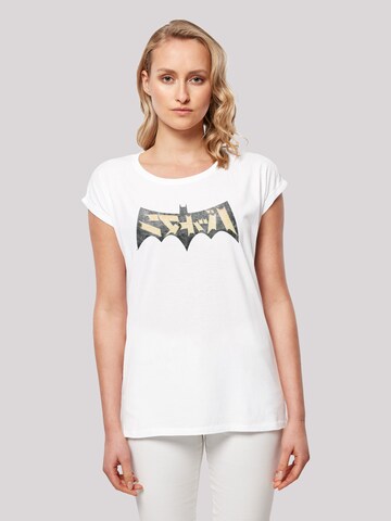 F4NT4STIC T-Shirt 'DC Comics Superhelden Batman' in Weiß: predná strana