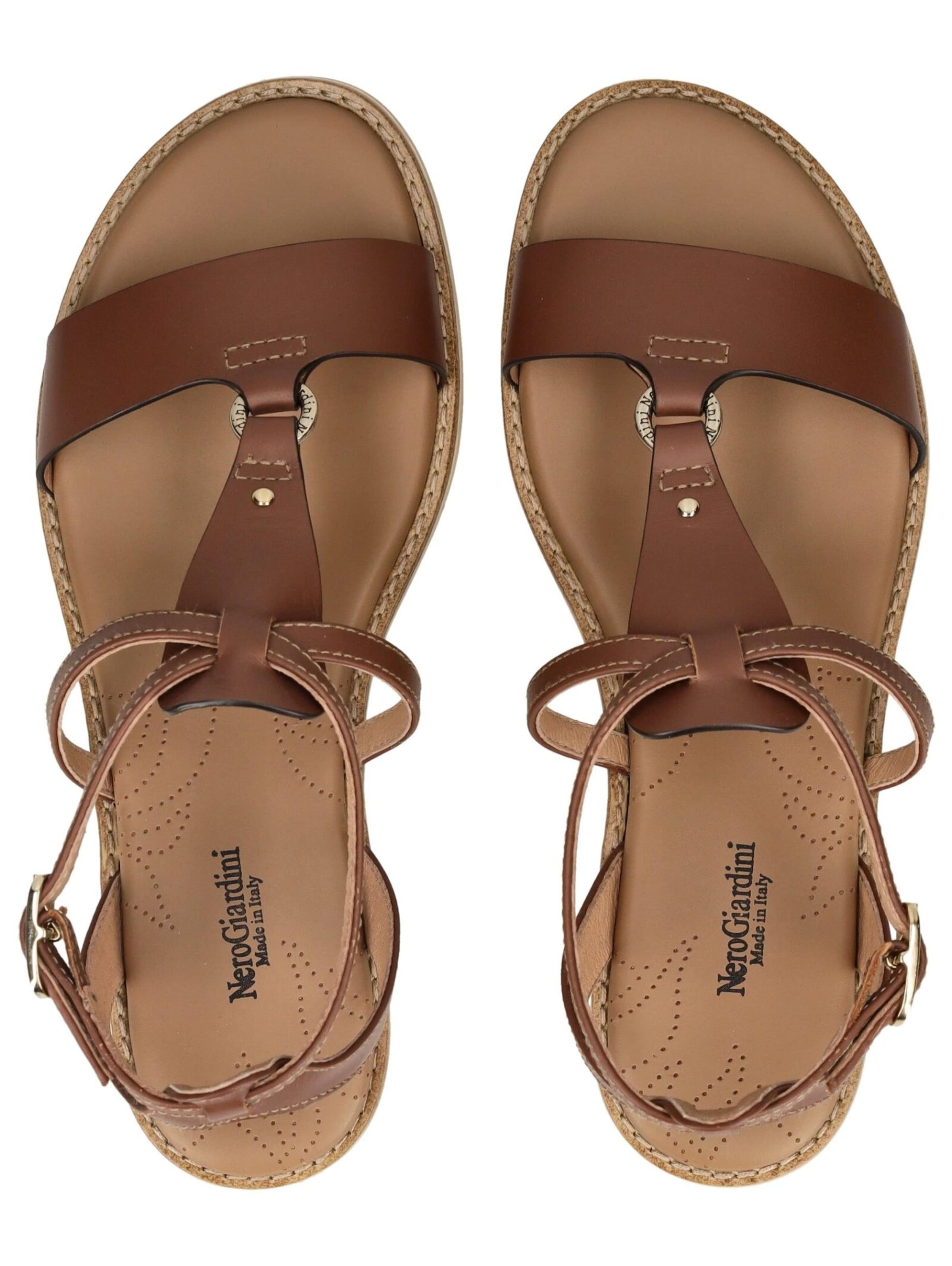 Sandales à lanières Nero Giardini en marron