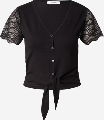 ABOUT YOU Shirt 'Evelin' in Zwart: voorkant