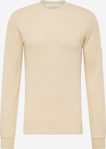 Calvin Klein Jeans Bluser & t-shirts i beige: forside