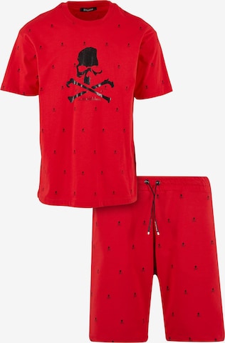 2Y Premium Hausanzug in Rot: Vorderseite