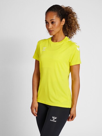 Hummel Performance shirt in Yellow: front