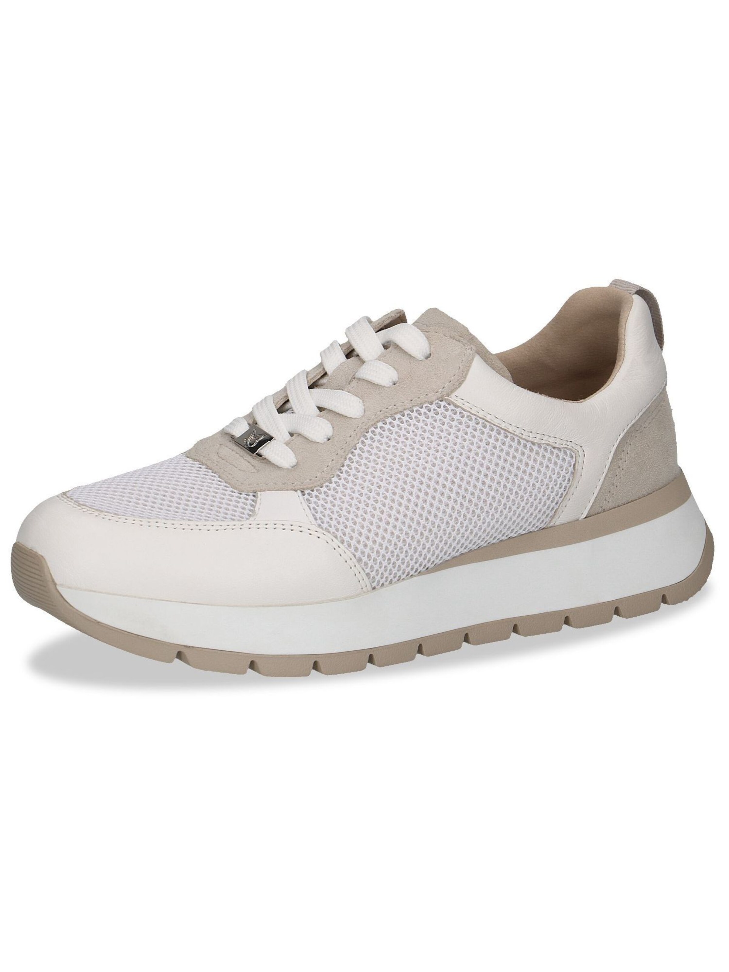 CAPRICE Sneakers laag in Beige: voorkant