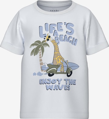 NAME IT Koszulka 'Vux' w kolorze biały: przód