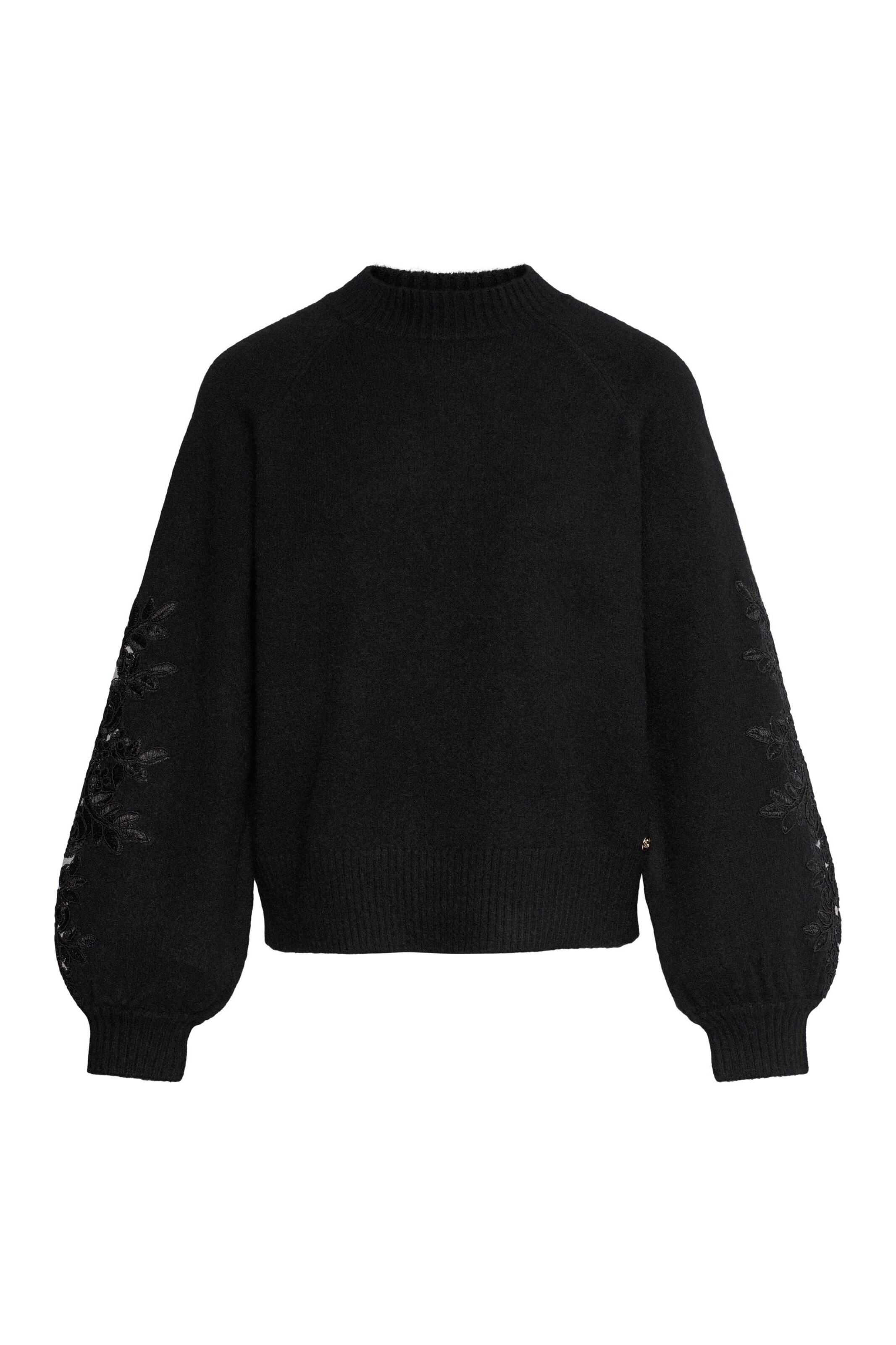 Salsa Jeans Trui in Zwart: voorkant