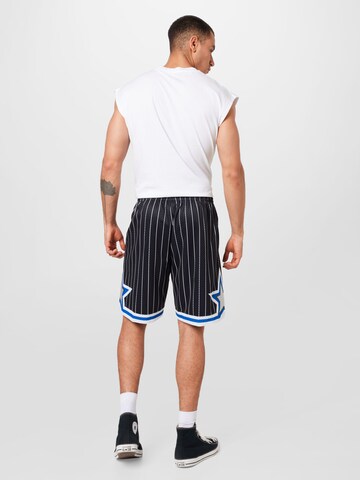 Mitchell & Ness Loosefit Sportshorts in Schwarz