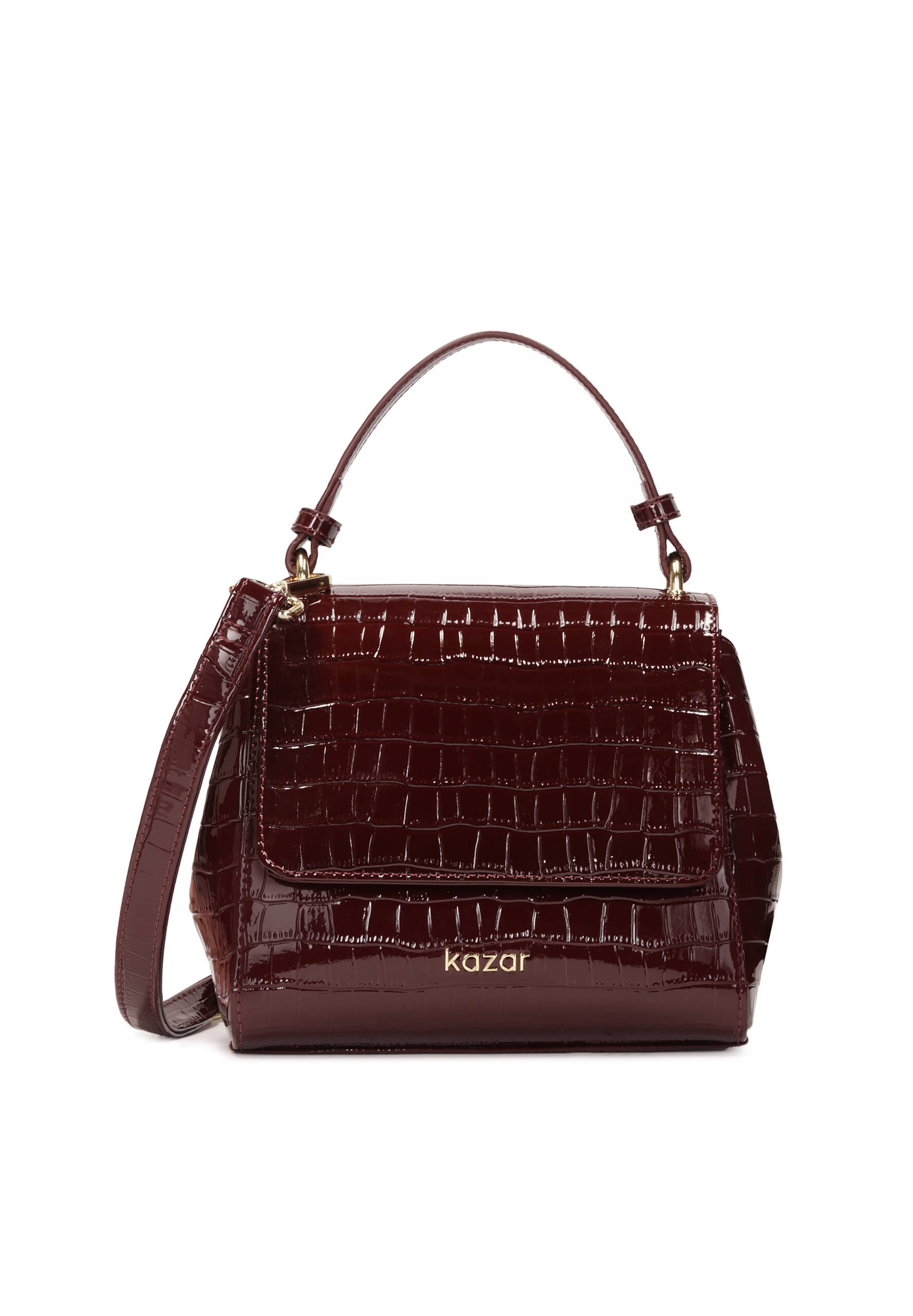 Kazar - Malas de tiracolo 'Maroon' em vermelho: frente