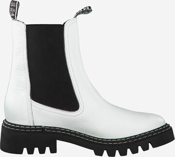 TAMARIS Chelsea Boots i hvid