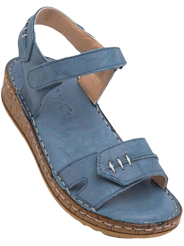 Limoya Sandaal 'Leone' in Blauw: voorkant
