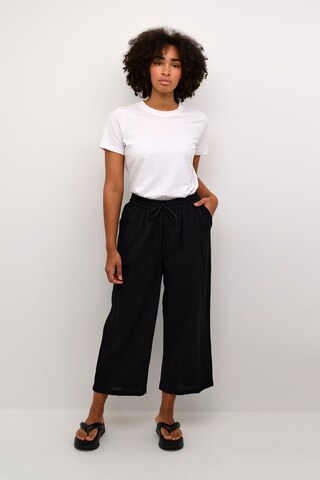 Kaffe Wide leg Broek in Zwart