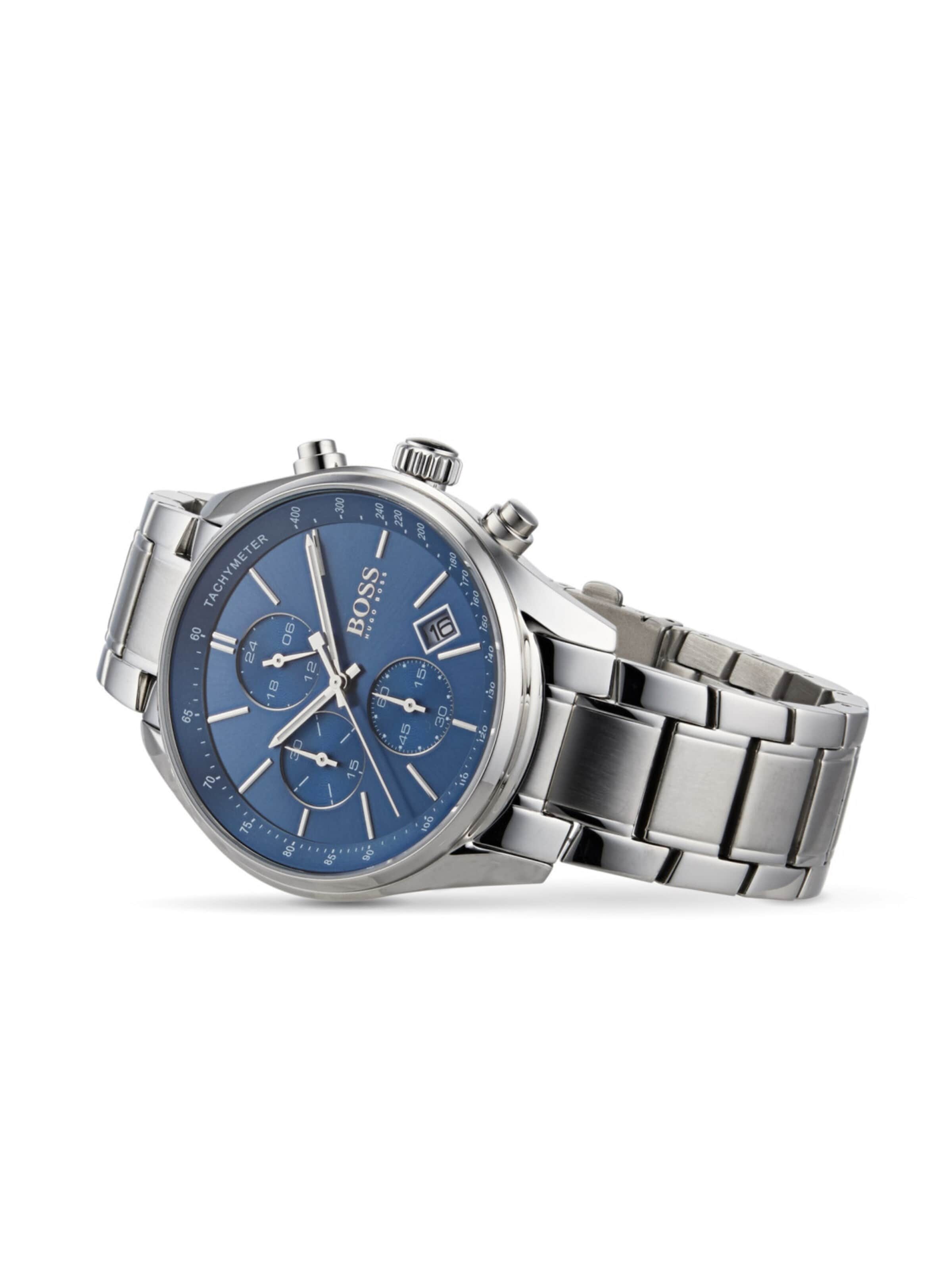 HUGO BOSS - Reloj analógico 'Montre Homme Hugo Boss Grand Prix chronographe 1513478' en gris