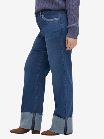 SHEEGO Wide leg Jeans in Blue