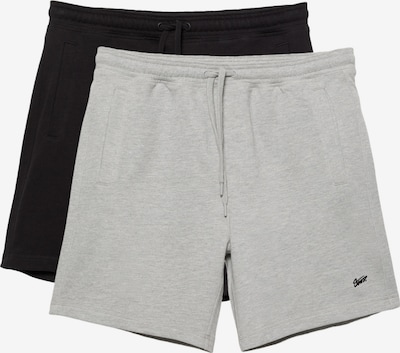 Pull&Bear Housut 'STWD' värissä harmaa / musta, Tuotenäkymä