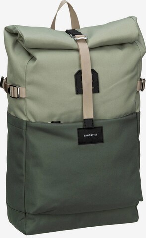 SANDQVIST Backpack 'Ilon' in Green: front