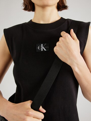 Calvin Klein Jeans Šaty – černá