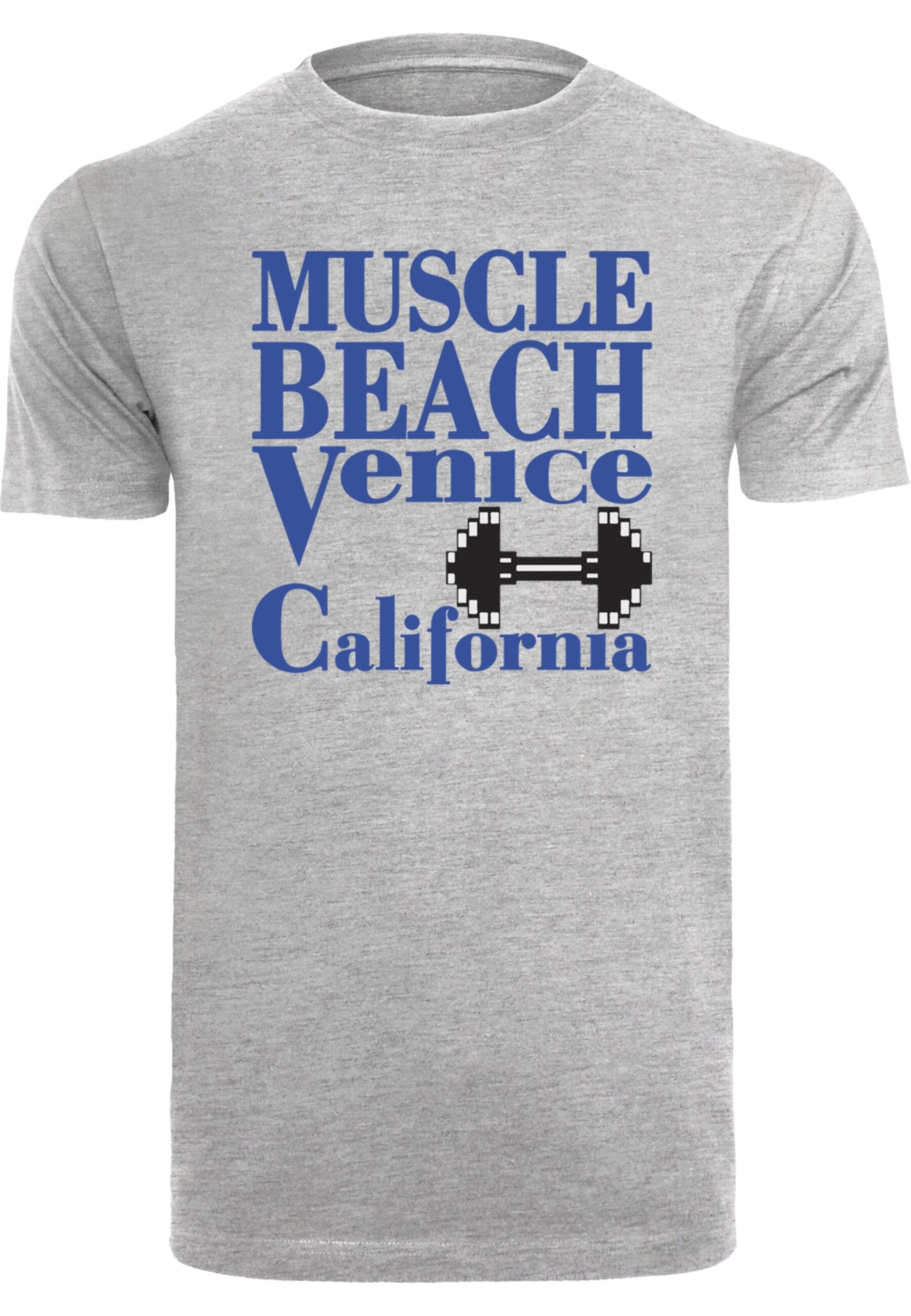 Maglietta 'Venice Beach' di Mister Tee in grigio: frontale