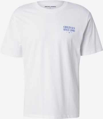 JACK & JONES T-Shirt 'JWHMykonos' in Weiß: Vorderseite