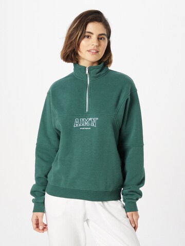 aim'n Athletic Sweatshirt in Green: front