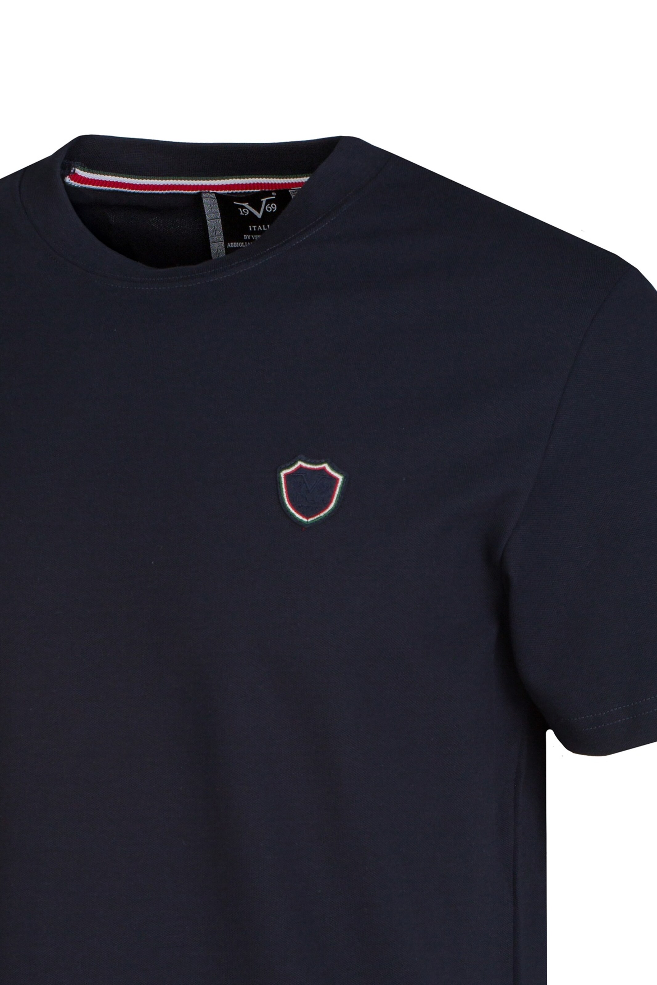 19V69 ITALIA Shirt 'Rafael Flag' in Blue