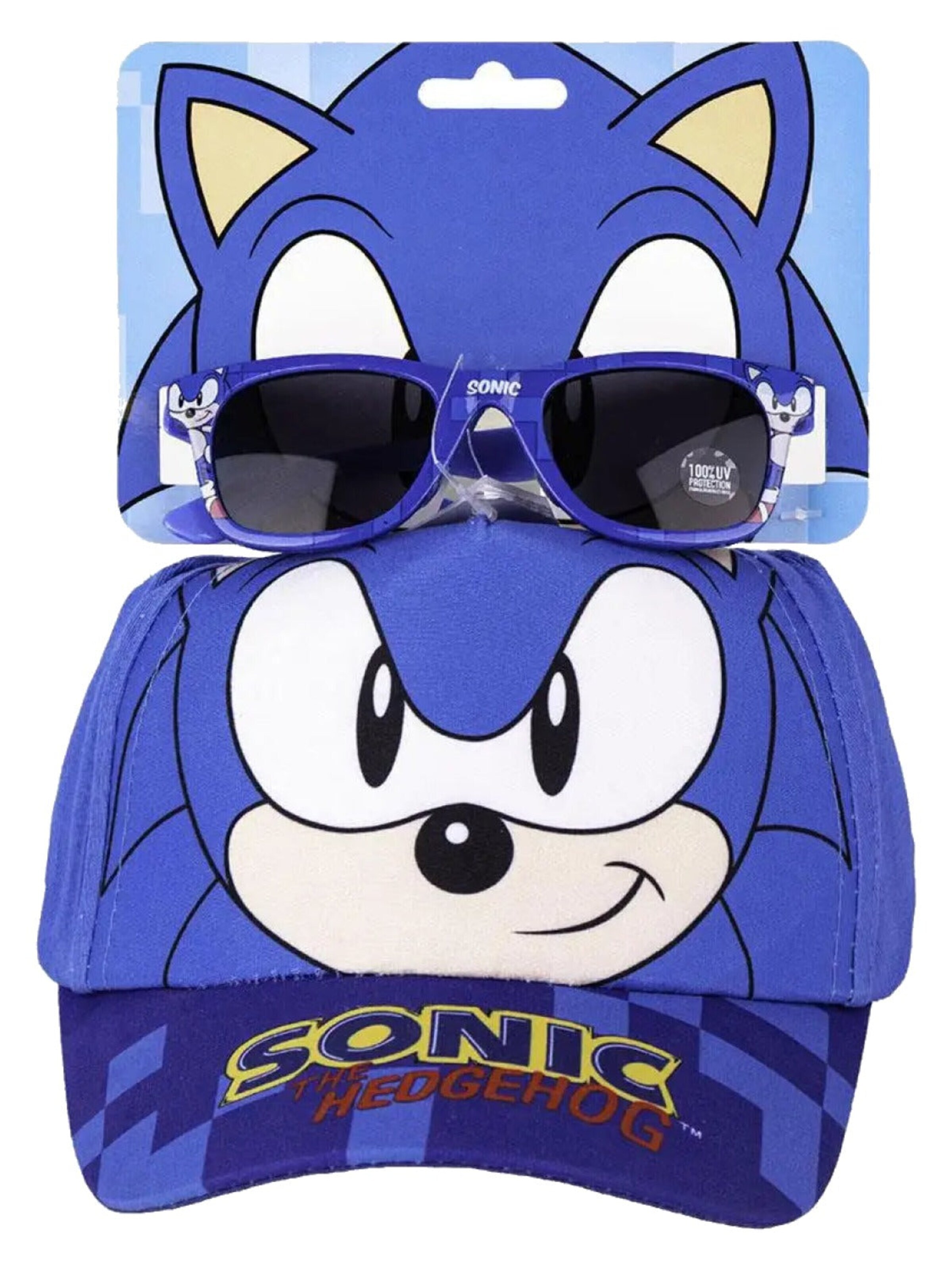 Sonic the Hedgehog Hoed 'Sonic the Hedgehog' in Blauw: voorkant