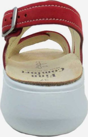 Finn Comfort Sandale in Rot