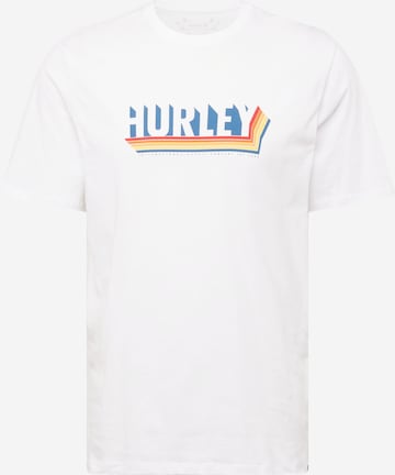 Hurley Funkcionalna majica 'TEES' | bela barva: sprednja stran