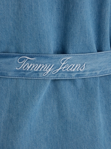 Tommy Jeans Curve - Vestido camisero en azul