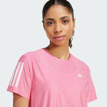 ADIDAS PERFORMANCE Performance Shirt 'Own The Run' in Pink