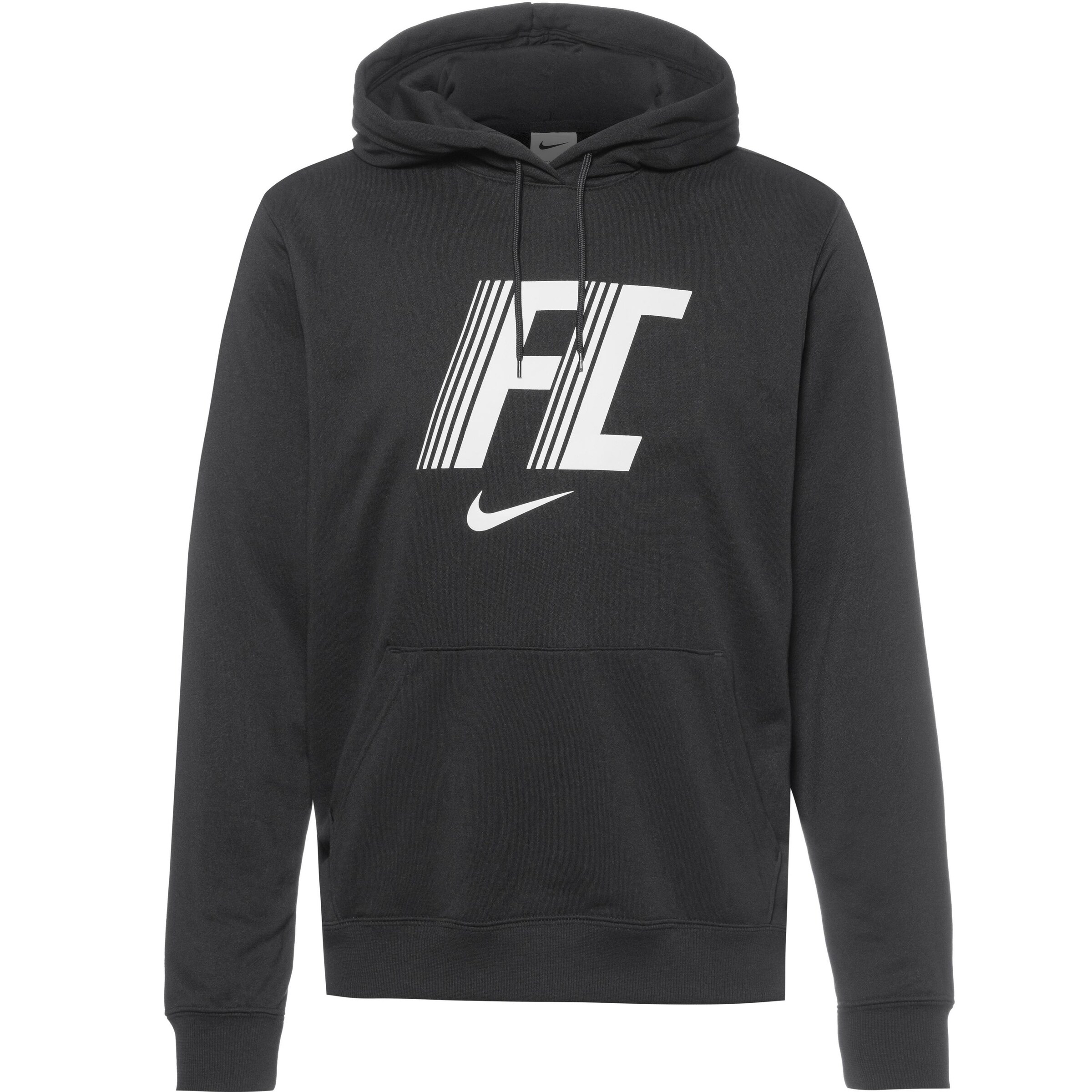 NIKE Sportsweatshirt in Schwarz: Vorderseite