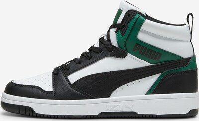 Sneaker alta 'Rebound v6' PUMA di colore verde / nero / bianco, Visualizzazione prodotti
