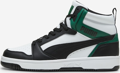 PUMA High-Top Sneakers 'Rebound v6' in Green / Black / White, Item view