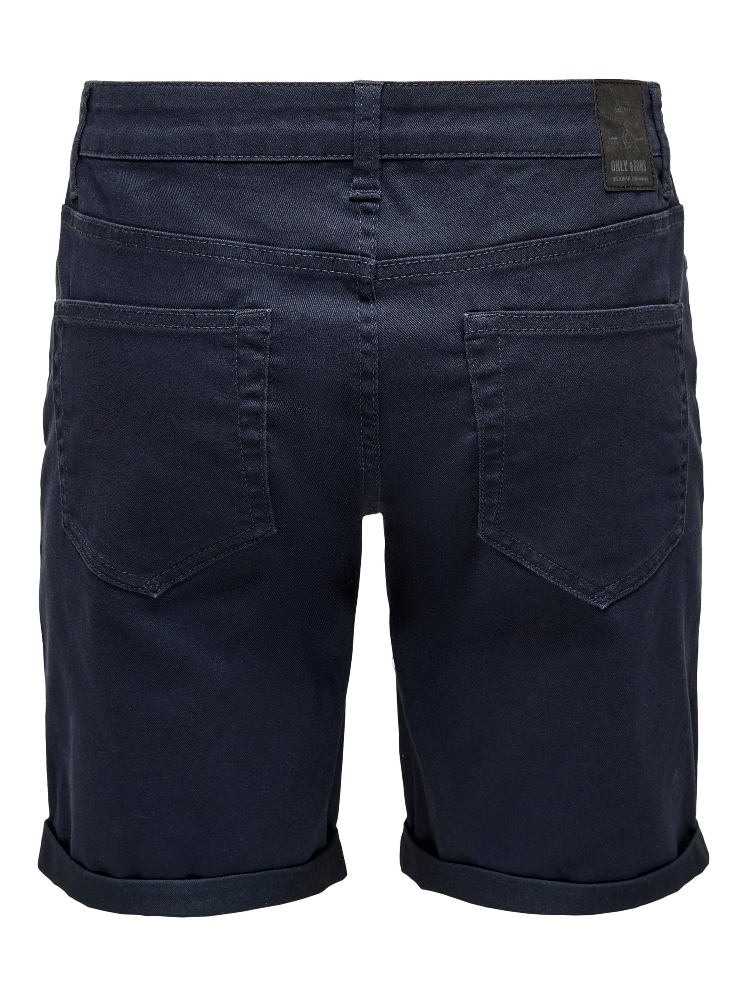 Only & Sons Regular Shorts 'Ply' in Blau