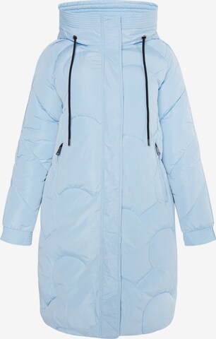 Usha Winter Coat 'lurea' in Blue: front