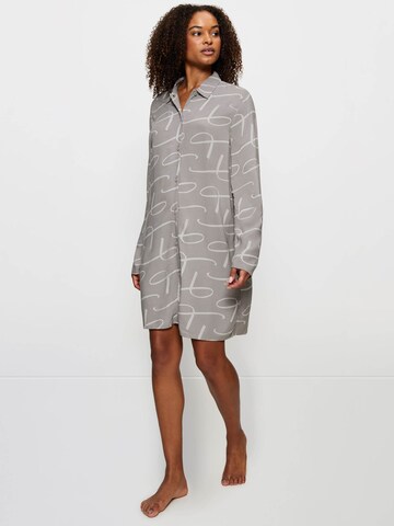 TRIUMPH Nightgown ' Boyfriend ' in Grey: front