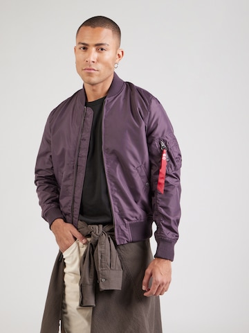 ALPHA INDUSTRIES - Casaco meia-estação 'MA-1 TT' em roxo: frente