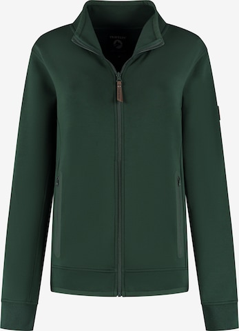 Travelin Cardigan 'Olia' i grøn: forside