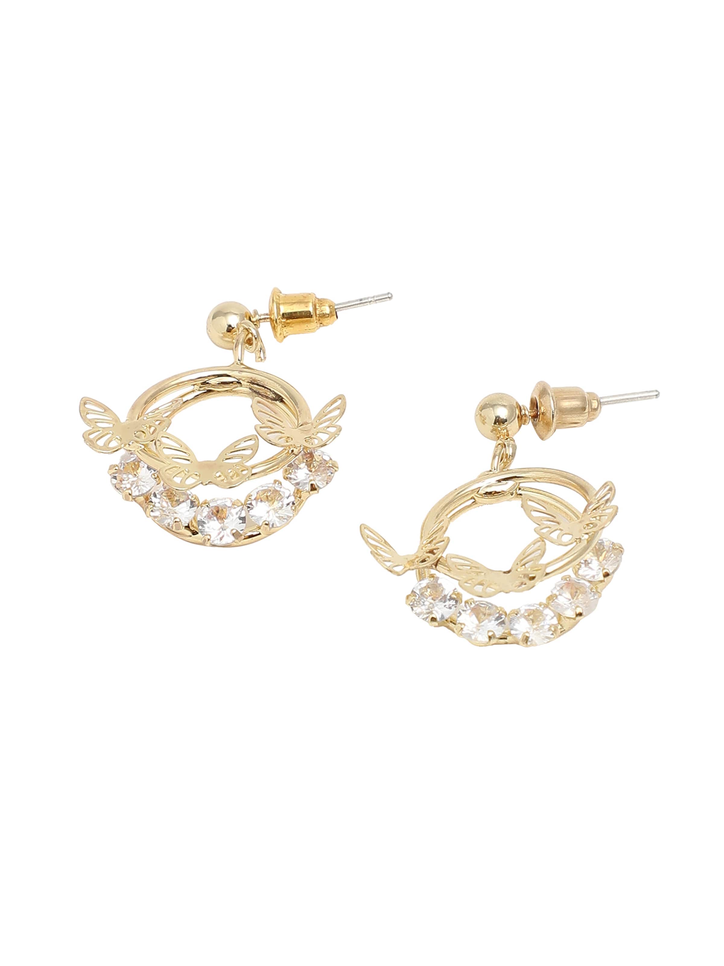 SOHI Серьги 'Pankaj' в Золотой: спереди