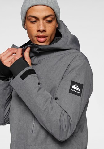 QUIKSILVER Klasický střih Sportovní bunda 'Mission' – šedá